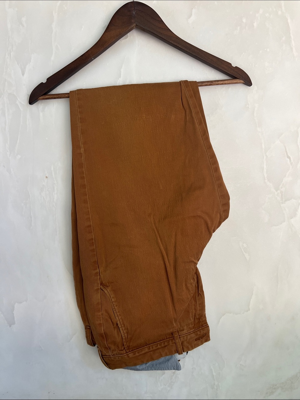 J. Crew Men's Chinos in Rust Brown